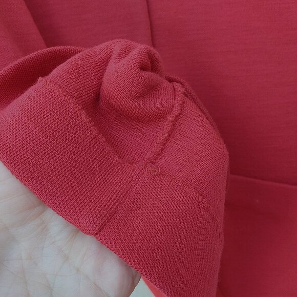 Vintage Red Cardigan 42" Bust Parkhurst Double Knits Botany Wool Made in Canada - Picture 11 of 14